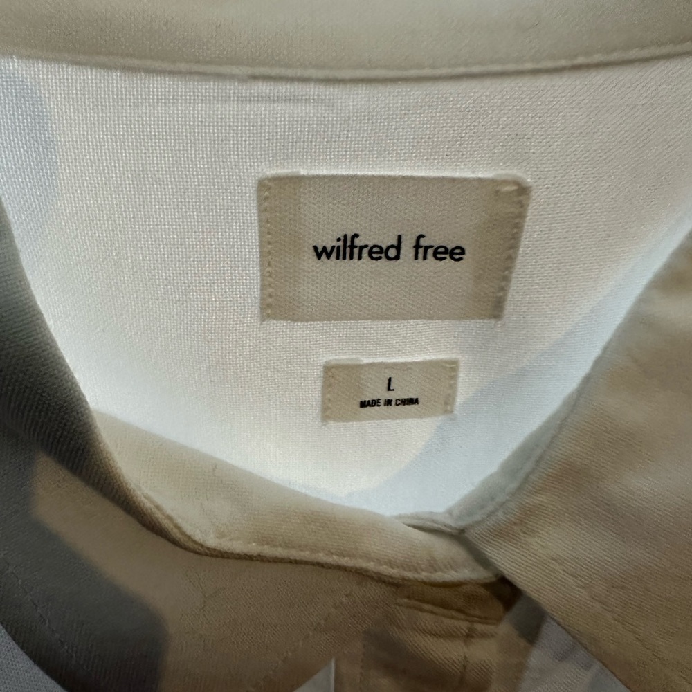 Wilfred Free White Collared Shirt